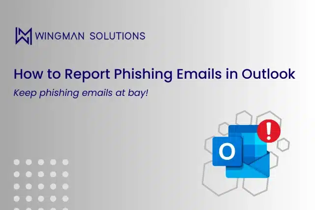 report phishing emails in outlook