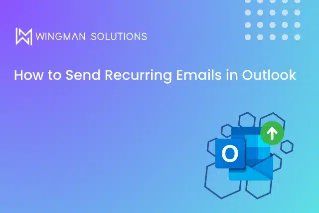 send recurring emails in outlook