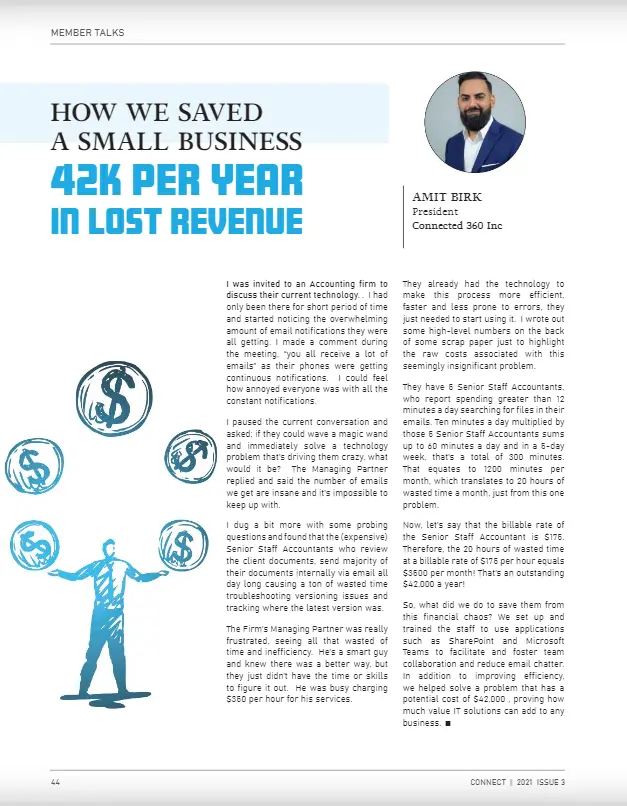 MBOT magazine article