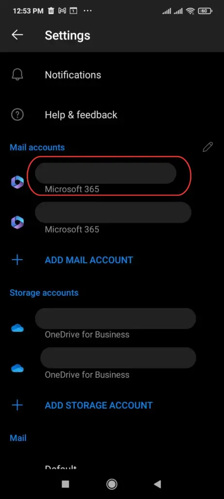 set up out of office message outlook mobile step 3